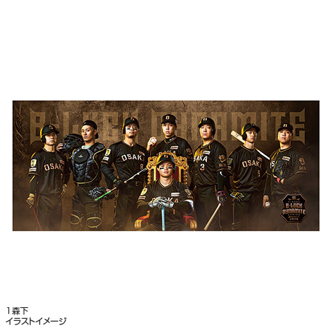 TBDS キービジュアル フェイスタオル（全8種） - 阪神タイガース公式