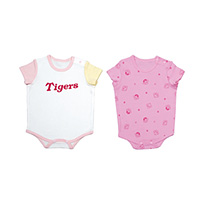 【SALE】（2枚組）ベビー肌着セット ピンク（70cm）