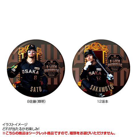 全8種）TBDS キービジュアル シークレット缶バッジ - 阪神タイガース