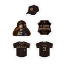 （全8種）TBDS シークレットぷにぷにフレークシールセット
