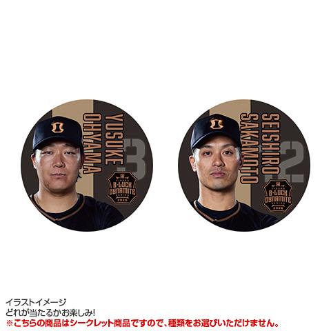 全8種）TBDS シークレットメタリック缶バッジ - 阪神タイガース公式