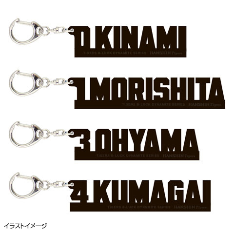 TBDS ネームアクリルキーホルダー - 阪神タイガース公式オンライン