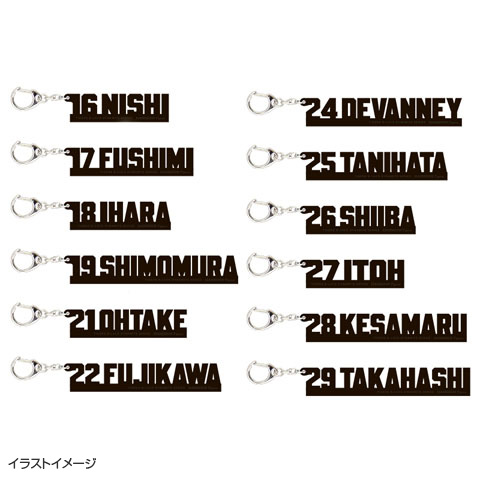 TBDS ネームアクリルキーホルダー☆受注生産品☆ - 阪神タイガース公式