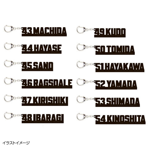 専用　ユニフォーム　ボールマスコット TBDS ネームアクリルキーホルダー☆受注生産品☆ - 阪神タイガース公式