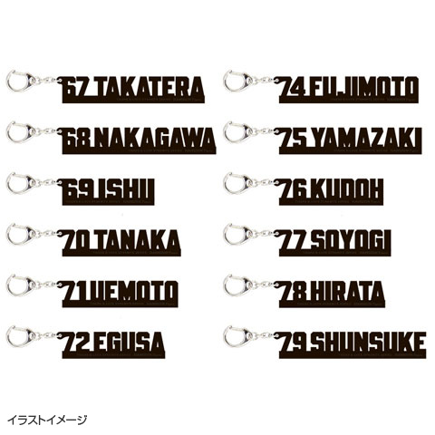 TBDS ネームアクリルキーホルダー☆受注生産品☆ - 阪神タイガース公式