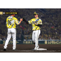 ブロマイド 7/21 T-DB No.3　96筒井コーチ、7中野
