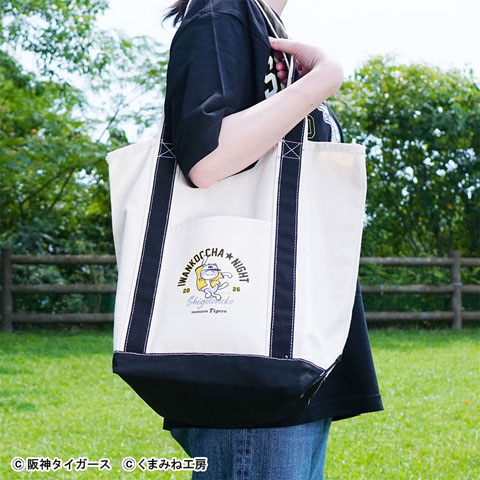 阪神タイガース×仕事猫 トートバッグ☆受注生産品☆ - 阪神タイガース
