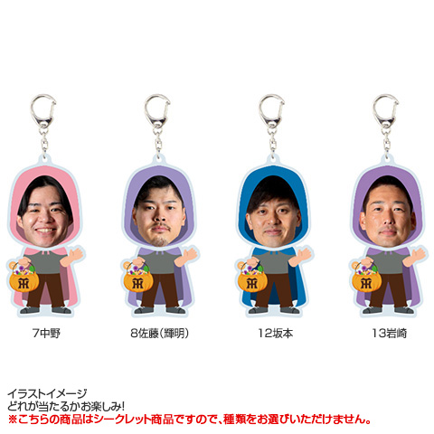 全20種）Trick or Treatシークレットふりふりアクリルキーホルダー