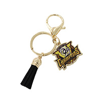 【B_受注】【T-SHOP限定】2025 JERA セ・リーグ優勝記念 メタルタッセルキーホルダー 黒★受注生産品★