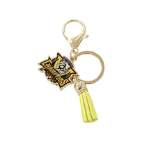 【B_受注】【T-SHOP限定】2025 JERA セ・リーグ優勝記念 メタルタッセルキーホルダー 黄★受注生産品★