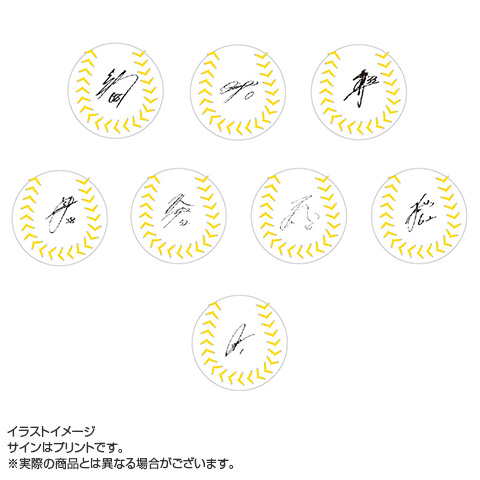 B_受注】【T-SHOP限定】2025 JERA セ・リーグ優勝記念 選手サインミニ