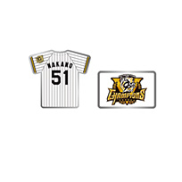 【B_受注】【T-SHOP限定】2025 JERA セ・リーグ優勝記念 ピンバッジセット★受注生産品★
