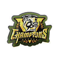 【B_受注】【T-SHOP限定】2025 JERA セ・リーグ優勝記念 ダイカットアクリル回転クリップ（イエロー）★受注生産品★