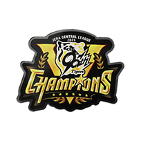 【B_受注】【T-SHOP限定】2025 JERA セ・リーグ優勝記念 ダイカットアクリル回転クリップ（ブラック）★受注生産品★