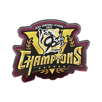 【B_受注】【T-SHOP限定】2025 JERA セ・リーグ優勝記念 ダイカットアクリル回転クリップ（ピンク）★受注生産品★