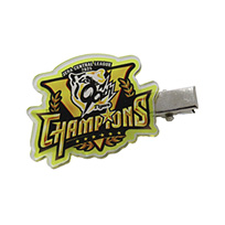 【B_受注】【T-SHOP限定】2025 JERA セ・リーグ優勝記念 アクリルヘアクリップ（イエロー）★受注生産品★