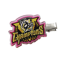 【B_受注】【T-SHOP限定】2025 JERA セ・リーグ優勝記念 アクリルヘアクリップ（ピンク）★受注生産品★