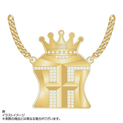 虎・阪神2003優勝・記念ペンダントトップK18・ダイヤ入り